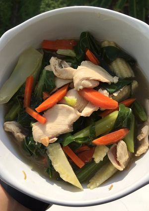 รูปของ “ราดหน้าเส้นหมี่อกไก่”