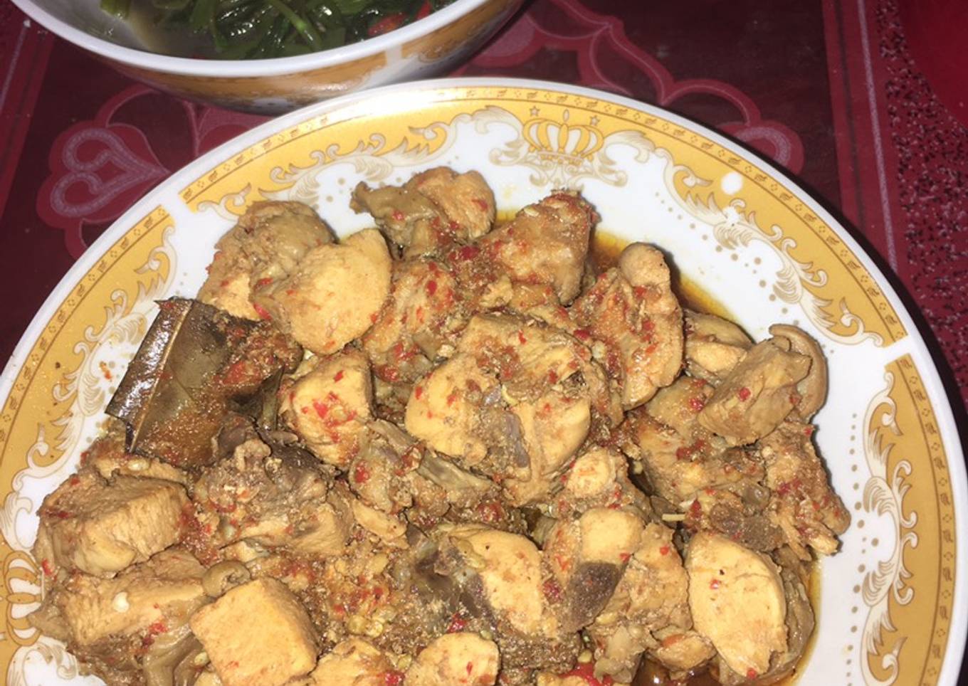 Rica rica ayam pedes nampol