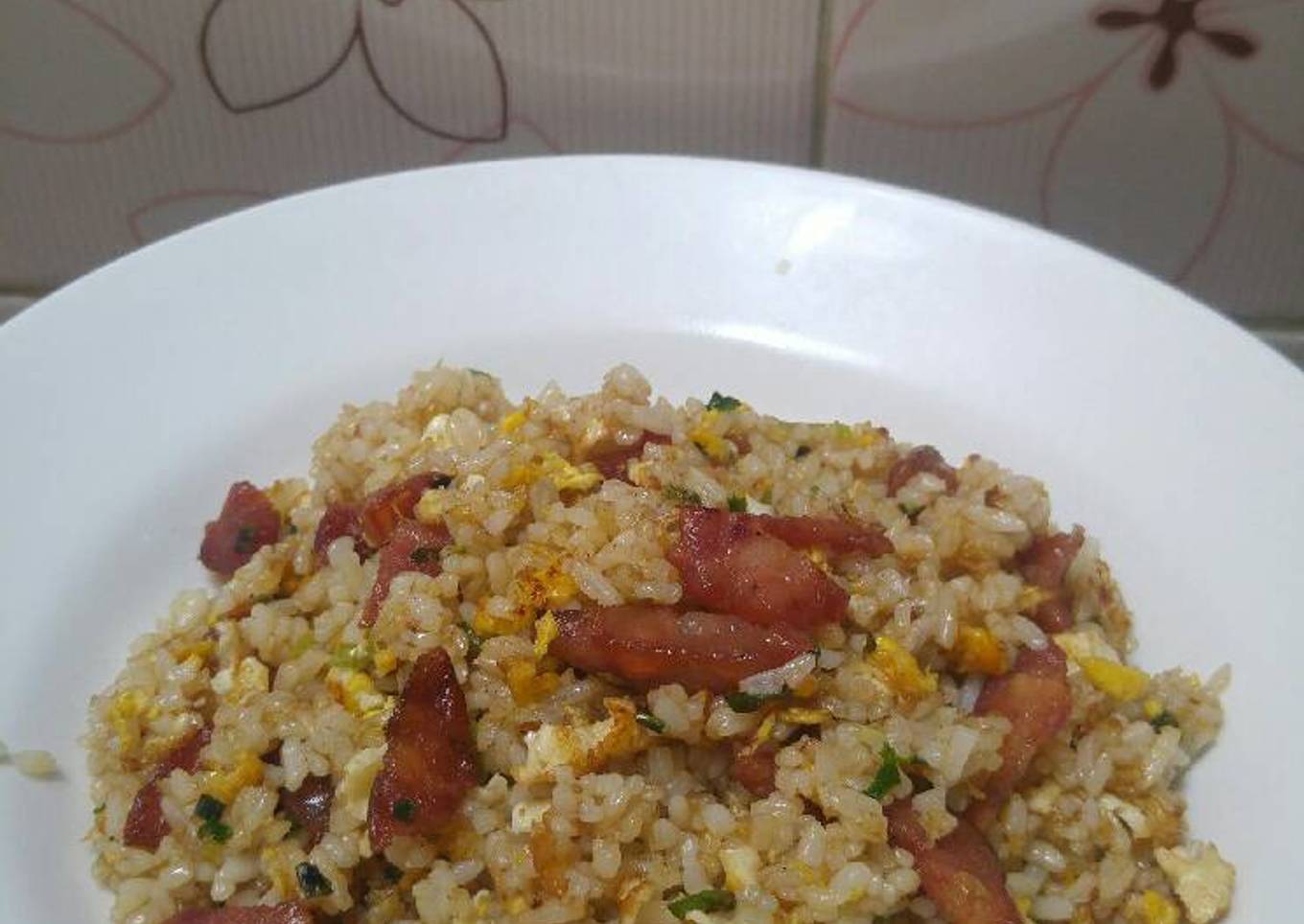 Nasi goreng lapciong sederhana