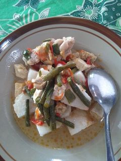 Foto resep Ketupat sayur kacang