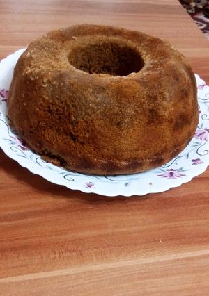 عکسی از دستور کیک موز و نسکافه