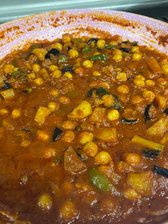 صورة لوصفة مسقعة باذنجان وبطاطا 😋