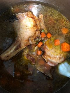 Una foto de Chuletas de cerdo en salsa