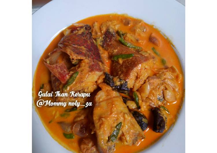 Mudah Cepat Memasak Gulai Ikan Kerapu Nikmat Lezat