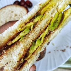 A picture of Avocado toast sandwich.
