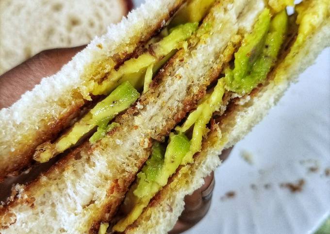Avocado toast sandwich