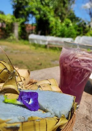 Foto resep Ketupat Biru Bunga Telang