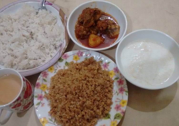 Steps to Prepare Ultimate Churi &amp; Pheni - My sehri Menu