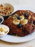 Golden Soy-Masa Power Pancakes