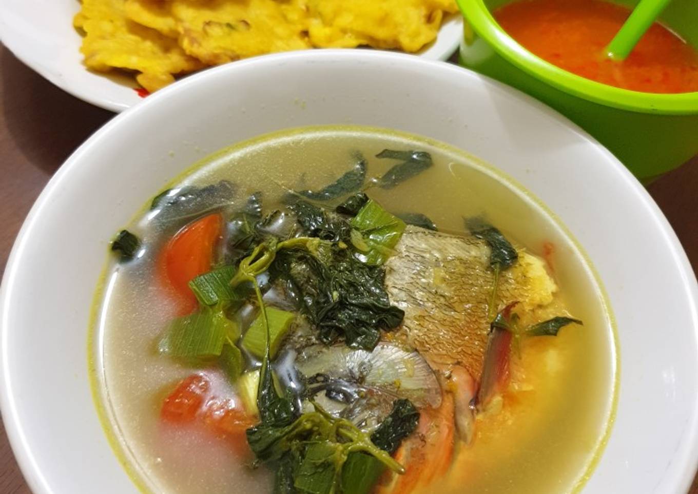 Sup ikan bawal segar