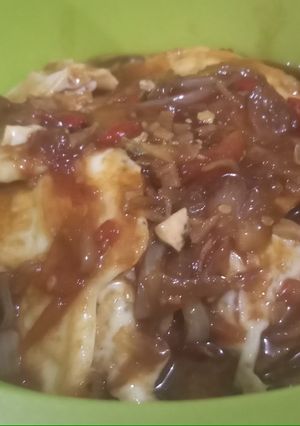 Foto resep Telur ceplok saus tiram