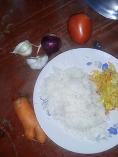 A picture of Plain boiled rice.