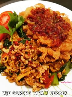 Foto resep Mie Goreng Ayam Geprek