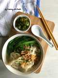 Prawn Wonton Noodles Soup