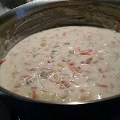 A picture of Tricia's Potato Soup.