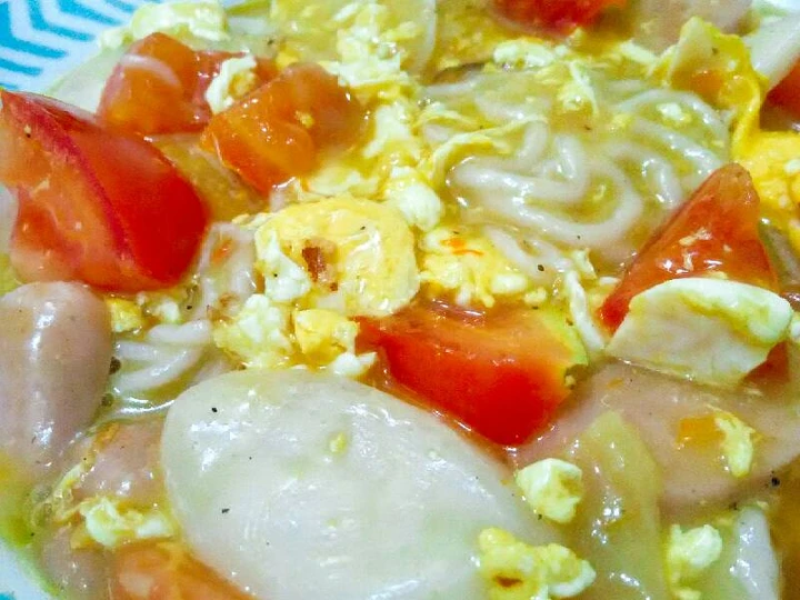 Langkah Mudah untuk Membikin Resep Seblak pedas(rice cake&amp;amp;kerupuk) yang Lezat Sekali Anti Ribet, Mantap