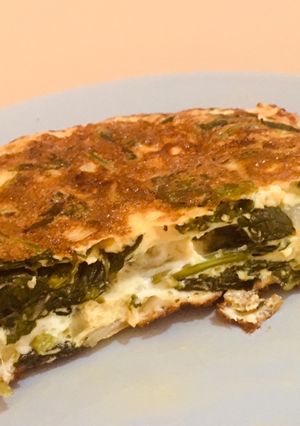 Una foto de Tortilla de espinaca súper fácil