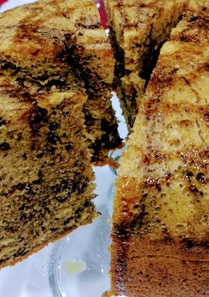 عکسی از دستور 🧡کیک کارامل کاکائو 🍫