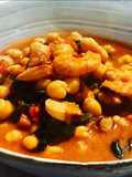 Potaje de garbanzos con pulpo y langostinos 🦐 (versión diferente para Cuaresma)