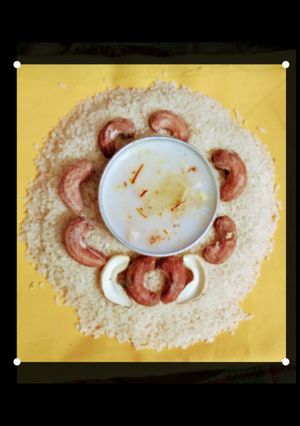 काजूतांदूळ  खीर (kaju tandul kheer recipe in marathi) रेसिपी चे मुख्य फोटो 