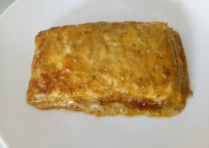 Pesto and pecorino lasagne