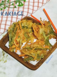 Foto resep Kakiage (Bakwan Sayur Jepang)