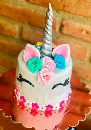 Una foto de 🦄Torta unicornio 🦄