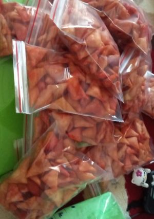 Foto resep Keripik pangsit balado
