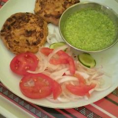 A picture of Shami Kabab.