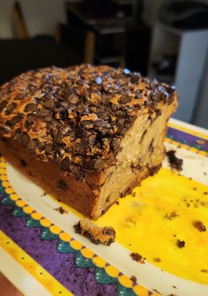 Una foto de Budín de Banana con Chips de Chocolate