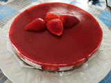 Tarta de fresa sin horno