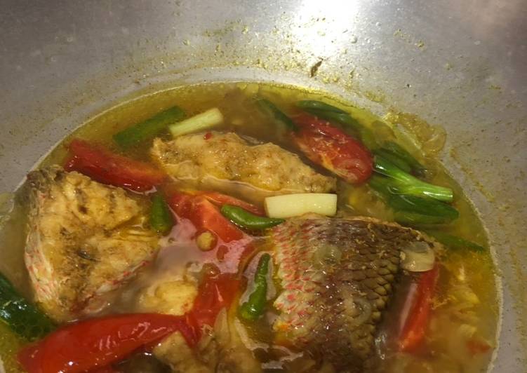 Ikan Kakap kuah bening