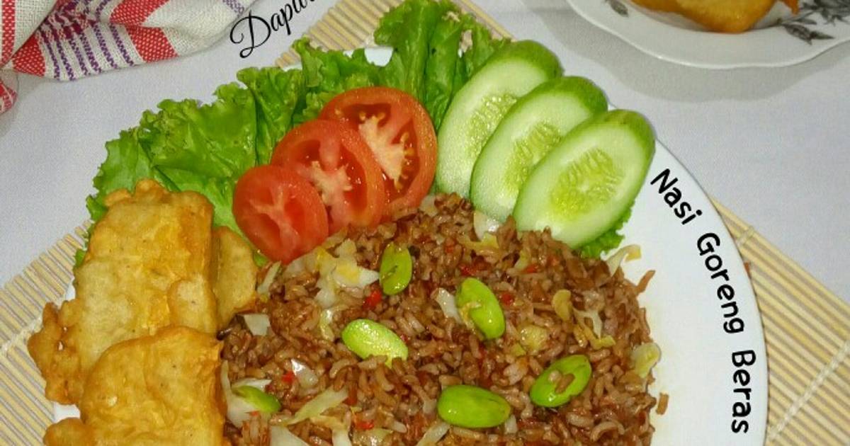 Resep Nasi Goreng Beras Merah oleh Dapur Dien - Cookpad