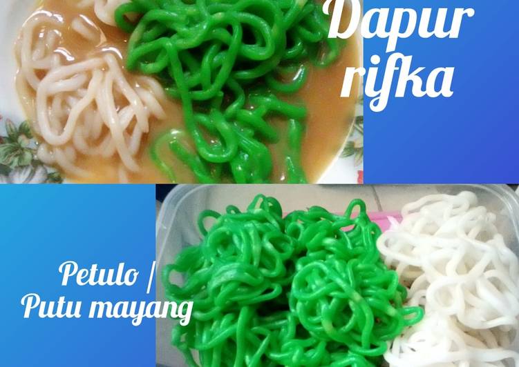 Cara Gampang Menyiapkan Petulo / Putu Mayang yang Lezat