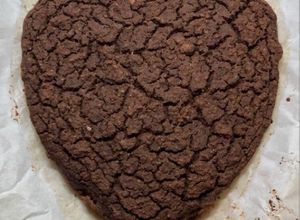 Foto di Cuore di fette biscottate & cacao (senza farina)😋🌱