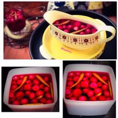 A picture of Pickled Onions or Sirkewalli Pyaz.