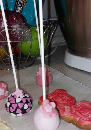 Φωτογραφία της συνταγής Cake pops με γεύση kiss