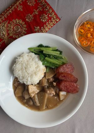 รูปของ ข้าวราดหน้าไก่ สูตรอาม่า