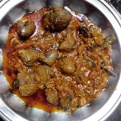 A picture of Murgh kaleji.