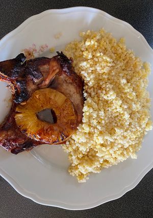 Une photo de 😄 Côtes de porc TERIYAKI à l’ananas