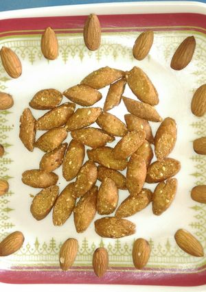 A picture of Almond cubes.