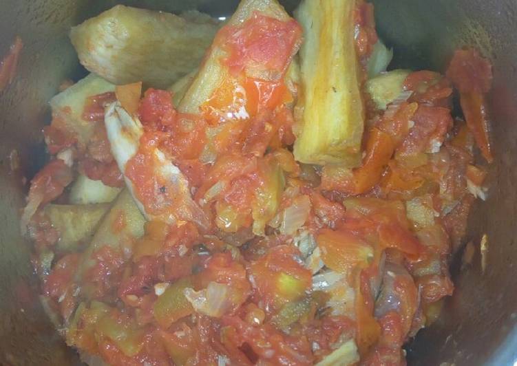 Sweet potatoes nd Fistoma sauce