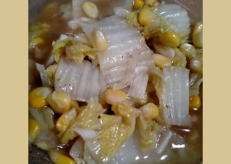 Resep 138. Cah Sawi Jagung, Enak Banget