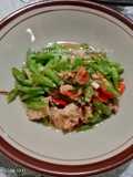Tumis Luncheon Ayam dan Buncis