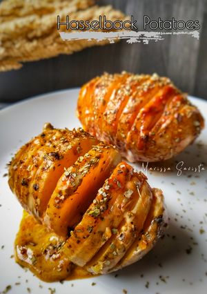 Foto resep 125. Hasselback Potatoes