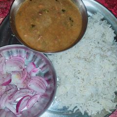 Black gram beans and rice A picture of Black gram beans and rice.