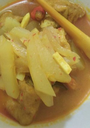Foto resep Sayur tahu labu kuning tanpa santan