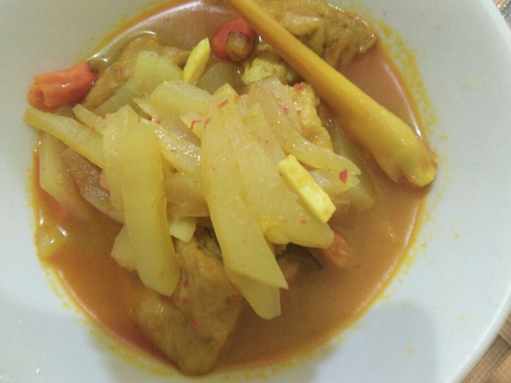 Cara Memasak Sayur tahu labu kuning tanpa santan Irit Untuk Jualan