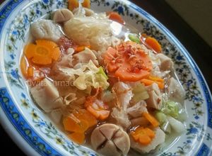 Foto resep Sayur Sop Jamur Es / Soup Jamur