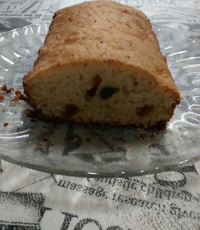 Una foto de Budín de frutas. Super fácil